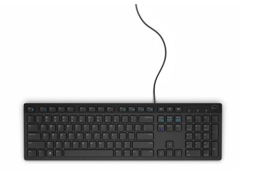 Teclado Dell KB216 - vista superior con teclado numérico