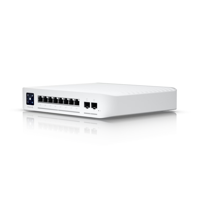 Ubiquiti UniFi Enterprise 8 PoE Switch 8 Puertos 2.5 GbE PoE+ y 2 SFP+ USW-Enterprise-8-PoE