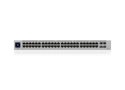 Ubiquiti UniFi Standard 48 PoE USW-48-POE Switch 48 Puertos Gigabit, 32 PoE+ y 4 SFP