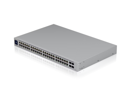 Ubiquiti UniFi Standard 48 PoE USW-48-POE Switch 48 Puertos Gigabit, 32 PoE+ y 4 SFP