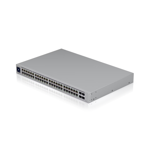 Ubiquiti UniFi Standard 48 PoE USW-48-POE Switch 48 Puertos Gigabit, 32 PoE+ y 4 SFP