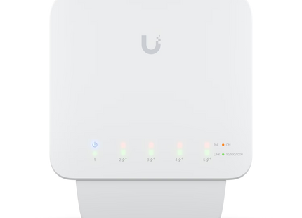 Ubiquiti UniFi Flex USW-Flex Switch 5 Puertos Gigabit con 4 PoE+ para Exterior
