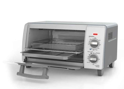 Horno Tostador con Freidora de Aire Black+Decker TO1785SG‑LA | 9″ (4 rebanadas) | 1150 W | 5 Funciones | Convección EvenToast™