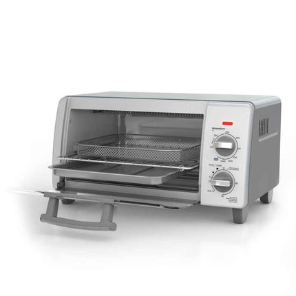 Horno Tostador con Freidora de Aire Black+Decker TO1785SG‑LA | 9″ (4 rebanadas) | 1150 W | 5 Funciones | Convección EvenToast™