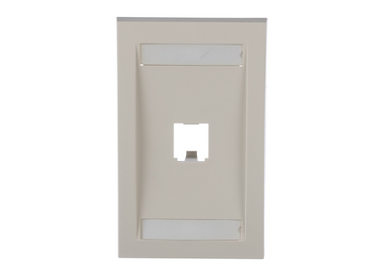 Panduit CFPE1IWY Placa Frontal Mini-Com® Ejecutiva de 1 Puerto, 1 Gang, Off White