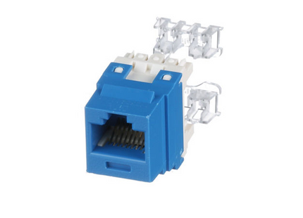 Panduit NK688MBU Jack Keystone RJ45 NetKey® Cat6 UTP Punchdown 22-26 AWG Azul