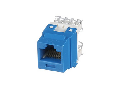 Panduit NK688MBU Jack Keystone RJ45 NetKey® Cat6 UTP Punchdown 22-26 AWG Azul
