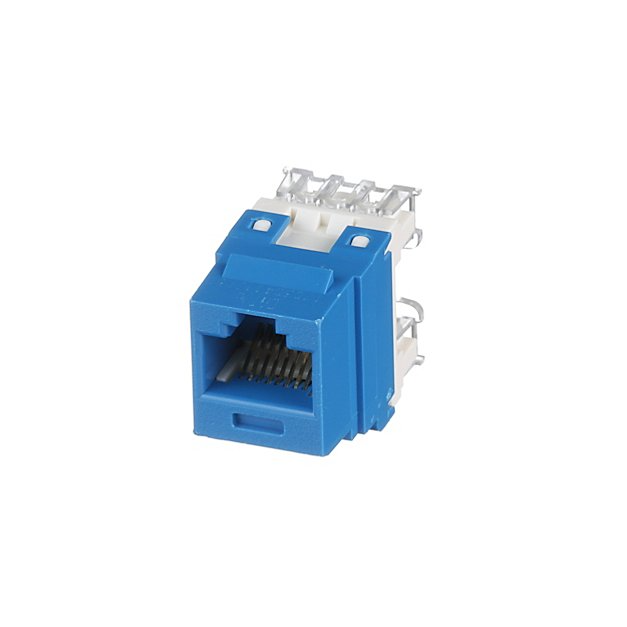 Panduit NK688MBU Jack Keystone RJ45 NetKey® Cat6 UTP Punchdown 22-26 AWG Azul