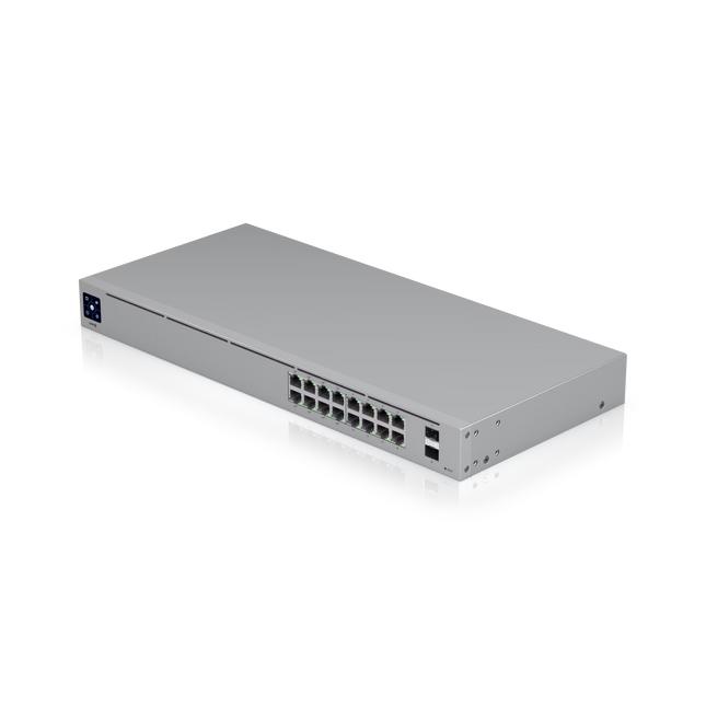Ubiquiti UniFi Standard 16 PoE USW-16-POE Switch 16 Puertos Gigabit, 8 PoE+ y 2 SFP