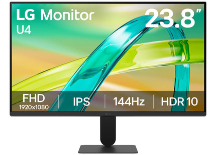 LG Monitor IPS 24" Full HD 144 Hz, 24U411B