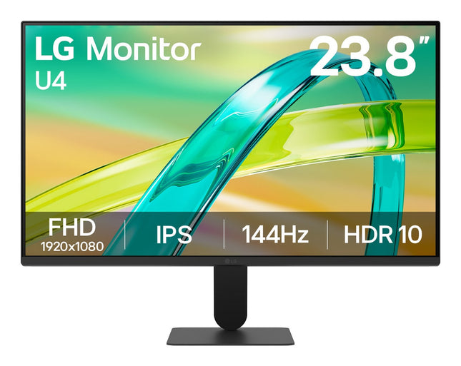 LG Monitor IPS 24" Full HD 144 Hz, 24U411B