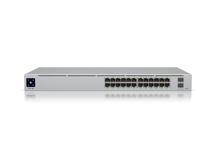 Ubiquiti UniFi Pro 24 PoE USW-Pro-24-POE Switch 24 Puertos Gigabit, 400W PoE y 2 SFP+