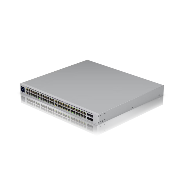 Ubiquiti UniFi Pro 48 PoE USW-Pro-48-POE Switch 48 Puertos Gigabit, 600W PoE y 4 SFP+