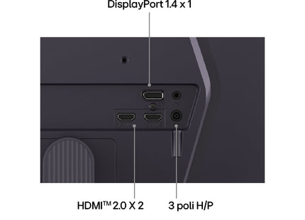 LG Monitor Gaming IPS 24.5" FHD 200 Hz, 25G523B-B