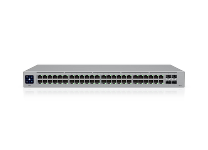 Ubiquiti UniFi Standard 48 USW-48 Switch 48 Puertos Gigabit y 4 SFP para Rack 1U