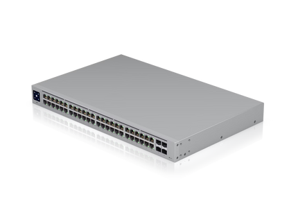 Ubiquiti UniFi Standard 48 USW-48 Switch 48 Puertos Gigabit y 4 SFP para Rack 1U