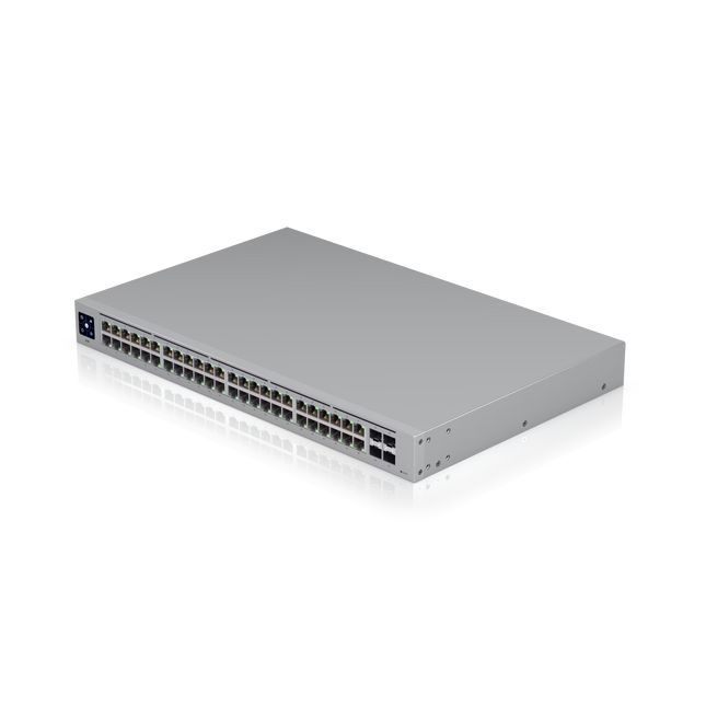 Ubiquiti UniFi Standard 48 USW-48 Switch 48 Puertos Gigabit y 4 SFP para Rack 1U
