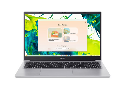 Acer Aspire Lite AL15-36P-32XP 15.6" Intel Core 3 N350 8GB 128GB SSD Windows 11 Home Inglés Plateado NX.DE2AA.001