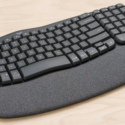 Teclado Logitech Ergo Wave Keys | Inalámbrico | Bluetooth | Diseño Ergonómico | Español