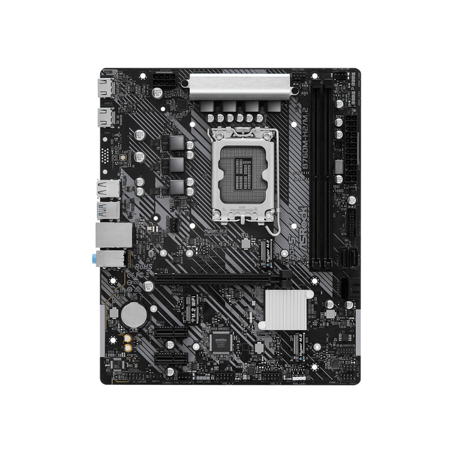 Tarjeta Madre ASRock B760M-HDV/M.2 DDR5 | Micro ATX | LGA 1700 | Soporte DDR5 hasta 7200+ MHz