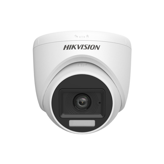 Cámara de Seguridad Analógica Hikvision DS-2CE76K0T-LPFS | 3K | Turret | Dual Luz | Audio | WDR