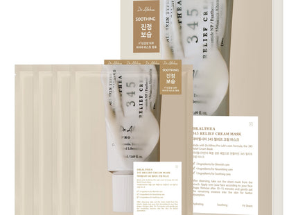 Dr. Althea 345 Relief Cream Mask x4 - empaque frontal del pack
