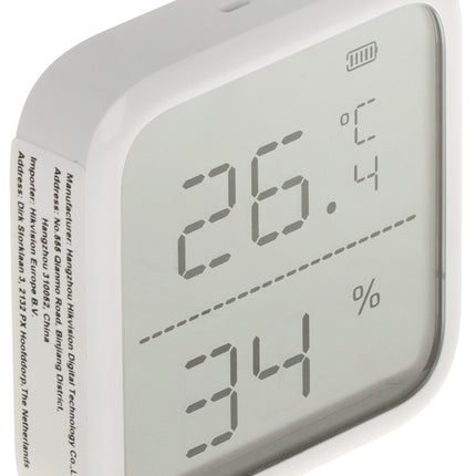Detector de Temperatura Inalámbrico Hikvision para AX Pro DS-PDTPH-E-WB | 433MHz