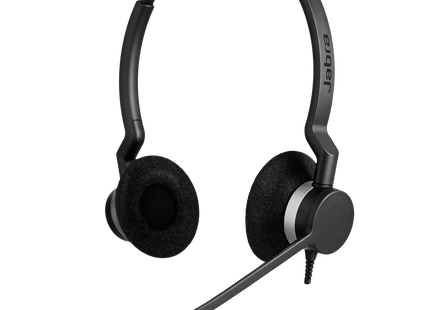 Jabra Biz 2300 Duo USB-A UC Headset Alámbrico con Micrófono de Cancelación de Ruido