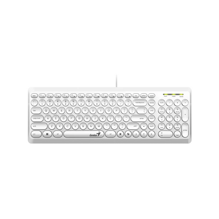 Teclado Genius SlimStar Q200 | Membrana | Alámbrico USB | Español