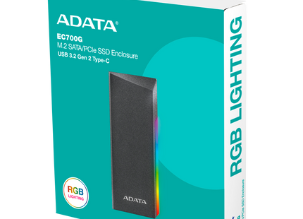 Encapsulador ADATA AEC700 | USB 3.2 | 2TB | Gris