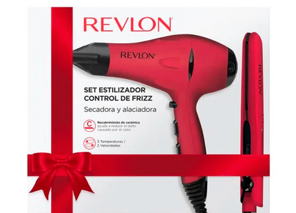 Set Estilizador Control Frizz Rojo 20un Revlon | Para mantener tu peinado en su lugar sin frizz