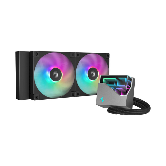 Enfriamiento Líquido Deepcool LT240 ARGB 2 en 1 240mm | Negro