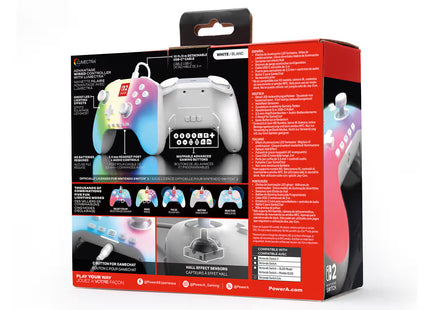 PowerA Control Alámbrico Nintendo Switch 2 Lumectra Blanco, NSGP0524-01