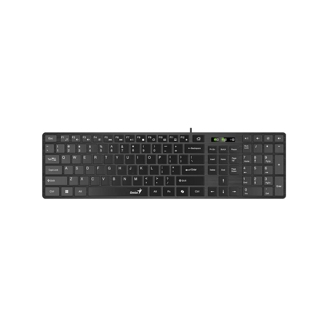 Teclado Genius SlimStar 126 | Membrana | Alámbrico USB | Español