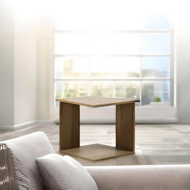 Kenneth Cole estante de cubo color roble - KCWD2022053-OA