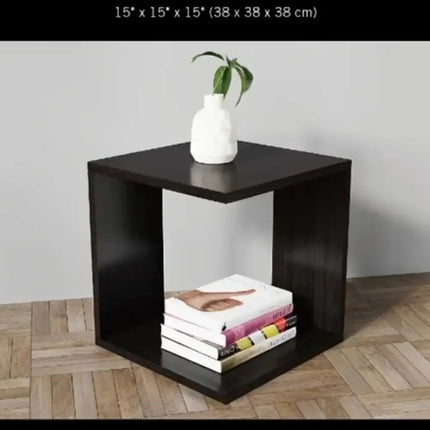 Kenneth Cole estante de cubo color caf‚ oscuro - KCWD2022053-BR