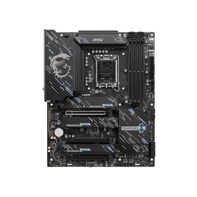 Tarjeta Madre MSI Z890 Gaming Plus WiFi | LGA1851 | ATX | DDR5 | WiFi 6E | PCIe 5.0 | 4 x M.2