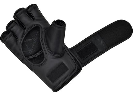 RDX Guantes de Grappling MMA Negros, GGR-F12B