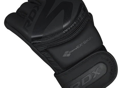 RDX Guantes de Grappling F15 Negros, GGR-F15MB