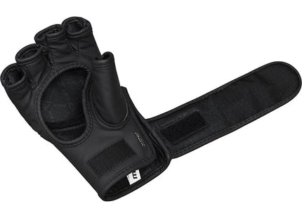 RDX Guantes de Grappling F15 Negros, GGR-F15MB