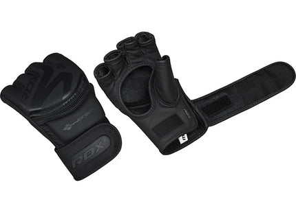 RDX Guantes de Grappling F15 Negros, GGR-F15MB