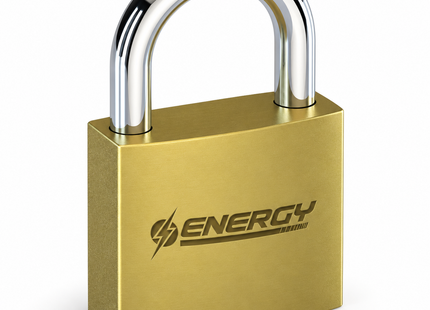 Energy Candado Rectangular de Bronce 32 mm, PL32