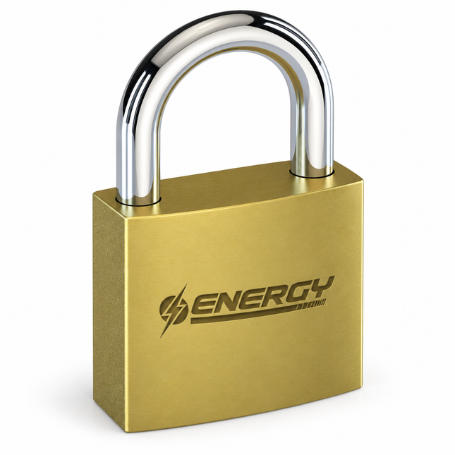 Energy Candado Rectangular de Bronce 32 mm, PL32