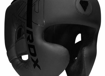 RDX F6 Kara Head Guard Black - vista frontal