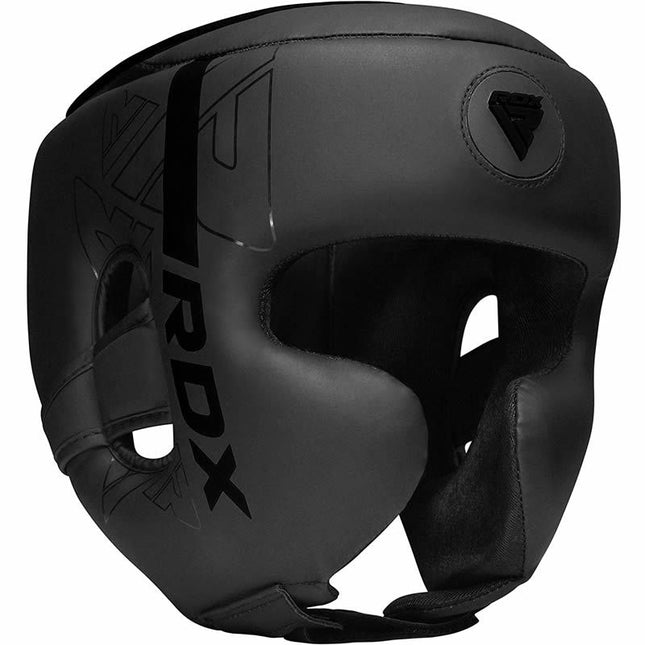 RDX F6 Kara Head Guard Black - vista frontal