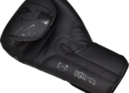 RDX Guantes de Boxeo Negros, F6 KARA