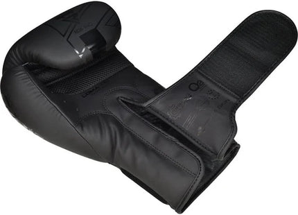 RDX Guantes de Boxeo Negros, F6 KARA