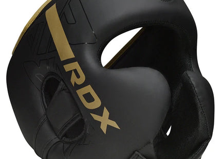 RDX Casco Protector Negro/Dorado, F6 Kara