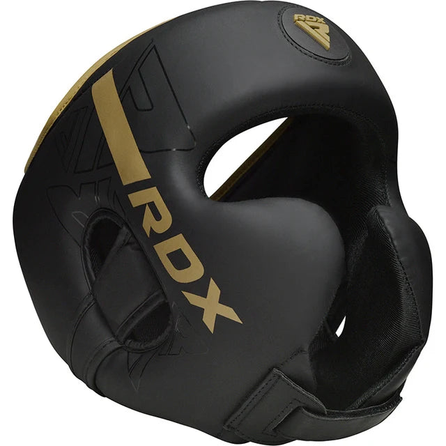 RDX Casco Protector Negro/Dorado, F6 Kara