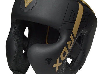 RDX Casco Protector Negro/Dorado, F6 Kara